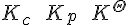 {K}_{c}\, \, \, \, \, {K}_{p}\, \, \, \, \, {K}^{\Theta }